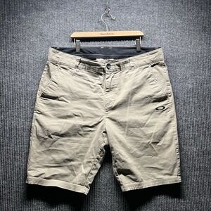 Oakley Mens Chino Shorts 36 Khaki Golf Casual Walking Hiking Outdoors